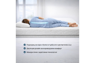 Двулицев матрак Biorest Memory